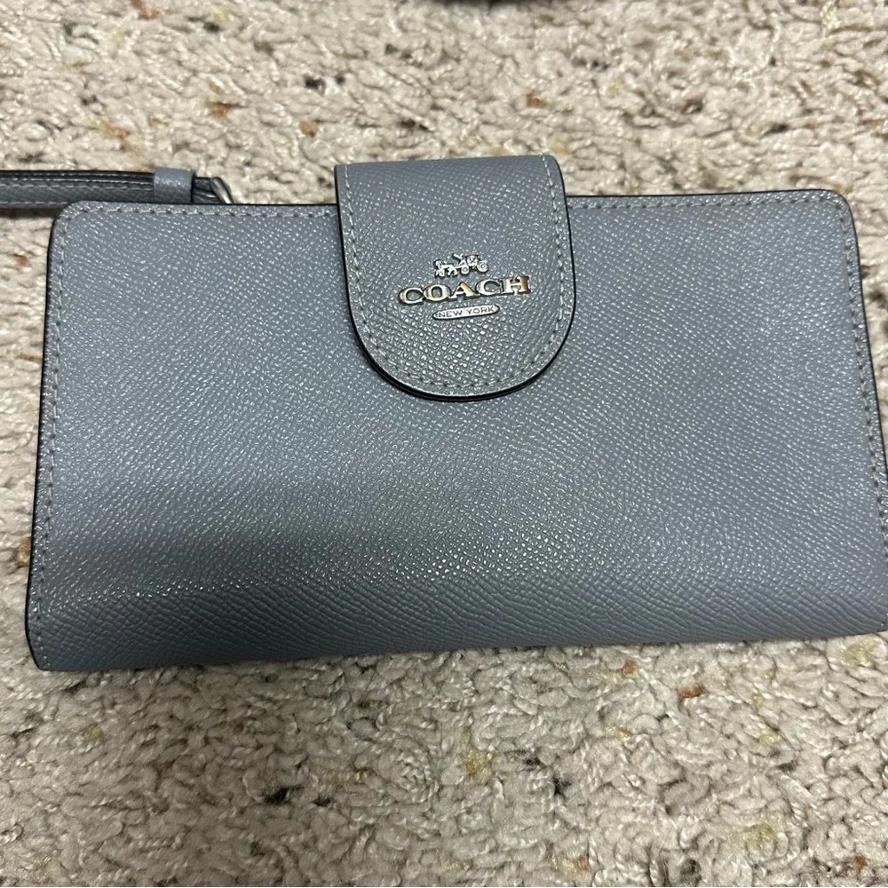 Mini Coach Faye Gray Leather Backpack - Picture 10 of 16